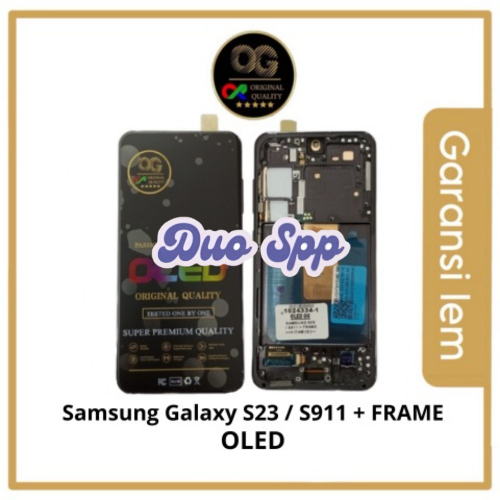 LCD Touchscreen Fullset + Frame Samsung Galaxy S23 / S911 / SM-S911B / SM-S911B/DS / SM-S911U / SM-S