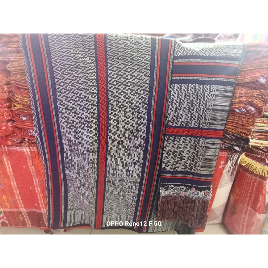 SONGKET MESIN TUMTUMAN ATBM TUMPAL ABU-ABU.