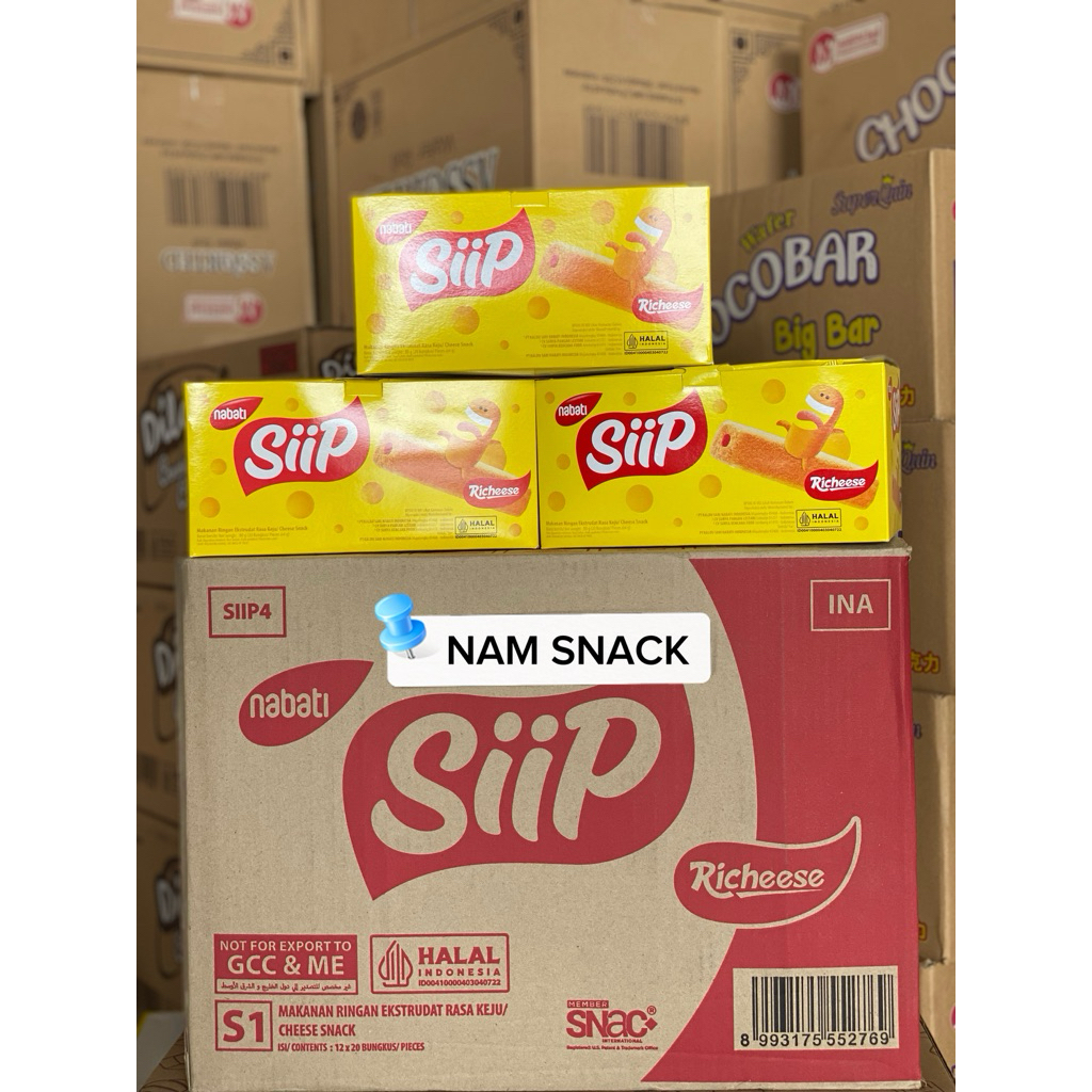 Nabati Siip 1 Dus Keju Karton Isi 12 Box