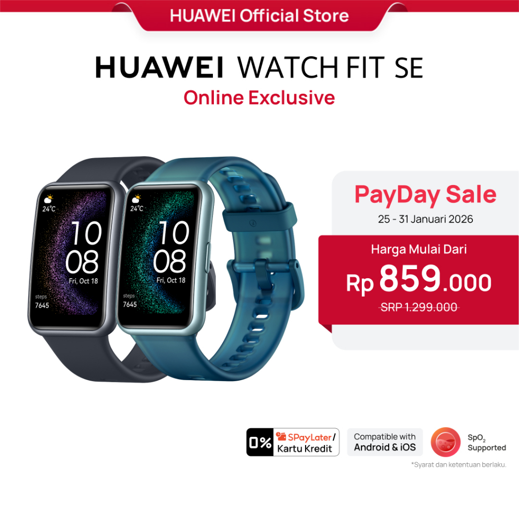 HUAWEI WATCH FIT Special Edition Smartwatch | 1.64 HD AMOLED | 24/7 Active Health Management | Built