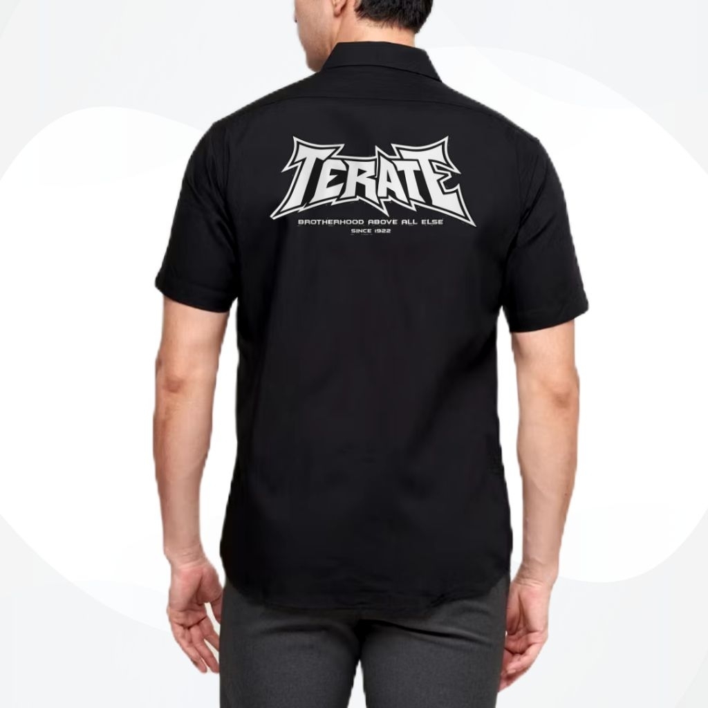 (Kode A) Kemeja Sablon Terate Brotherhood