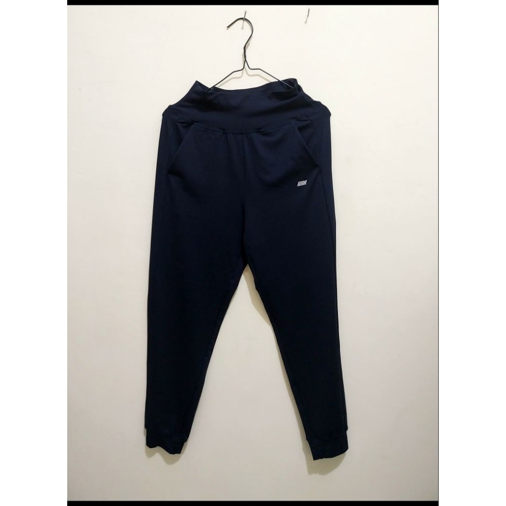 Celana Training Olahraga Jogger Navy Wanita STL