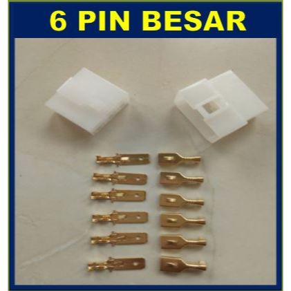 Socket kabel 6 pin besar / soket kabel 6 pin besar / soket 6 pin besar / socket 6 pin besar / konect