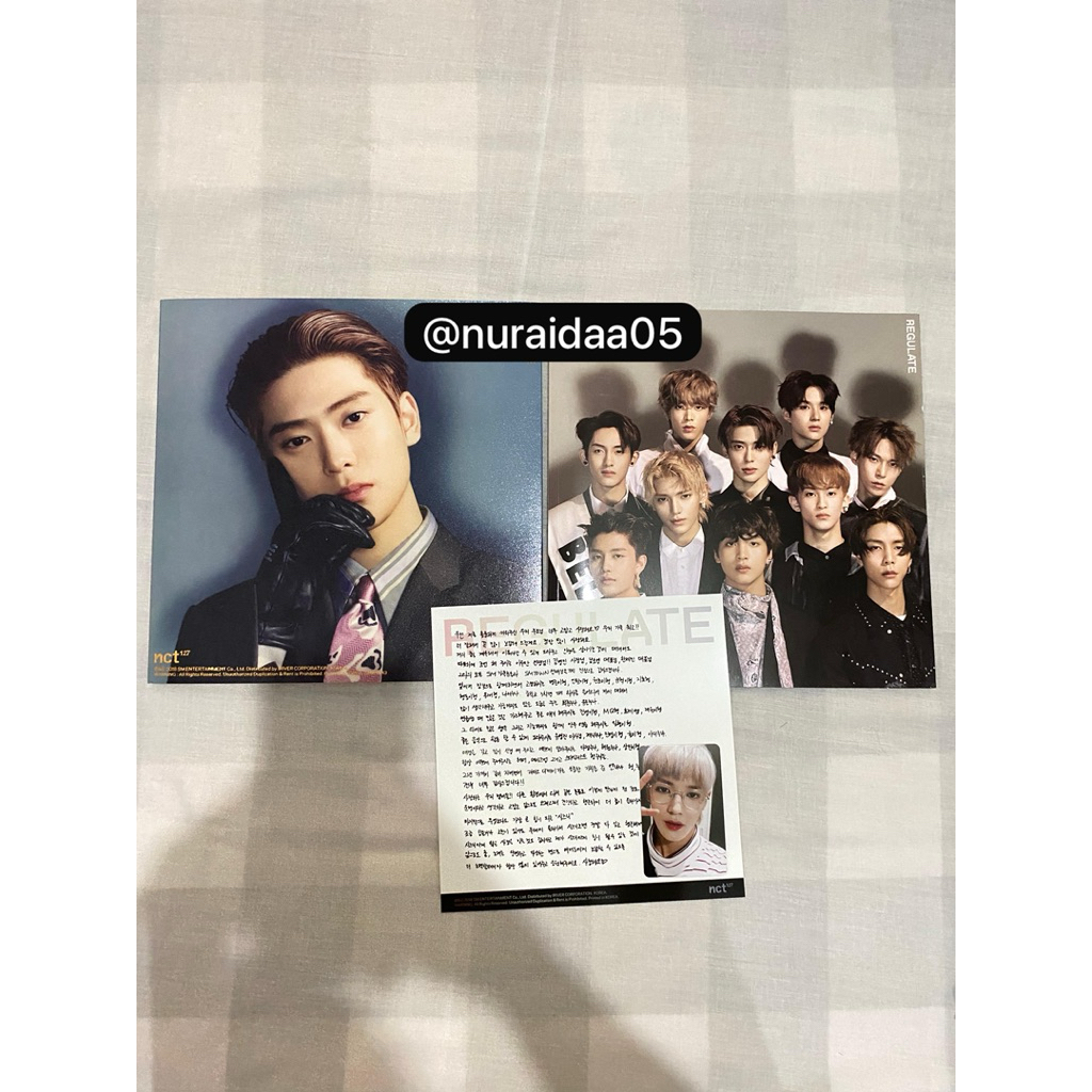 ALBUM NCT REGULATE COVER JAEHYUN PHOTOCARD TAEYONG