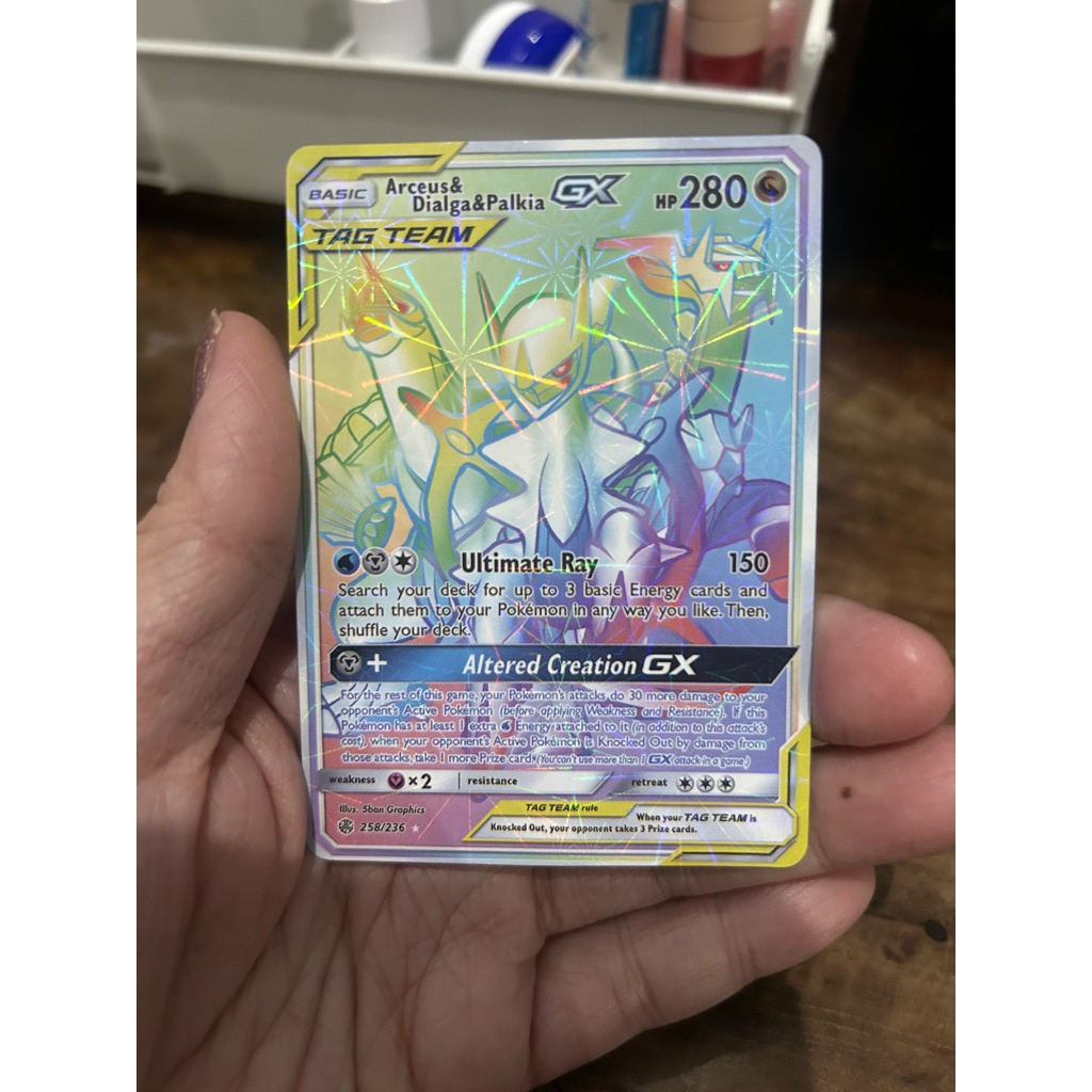pokemon card Arceus dialga & palkia