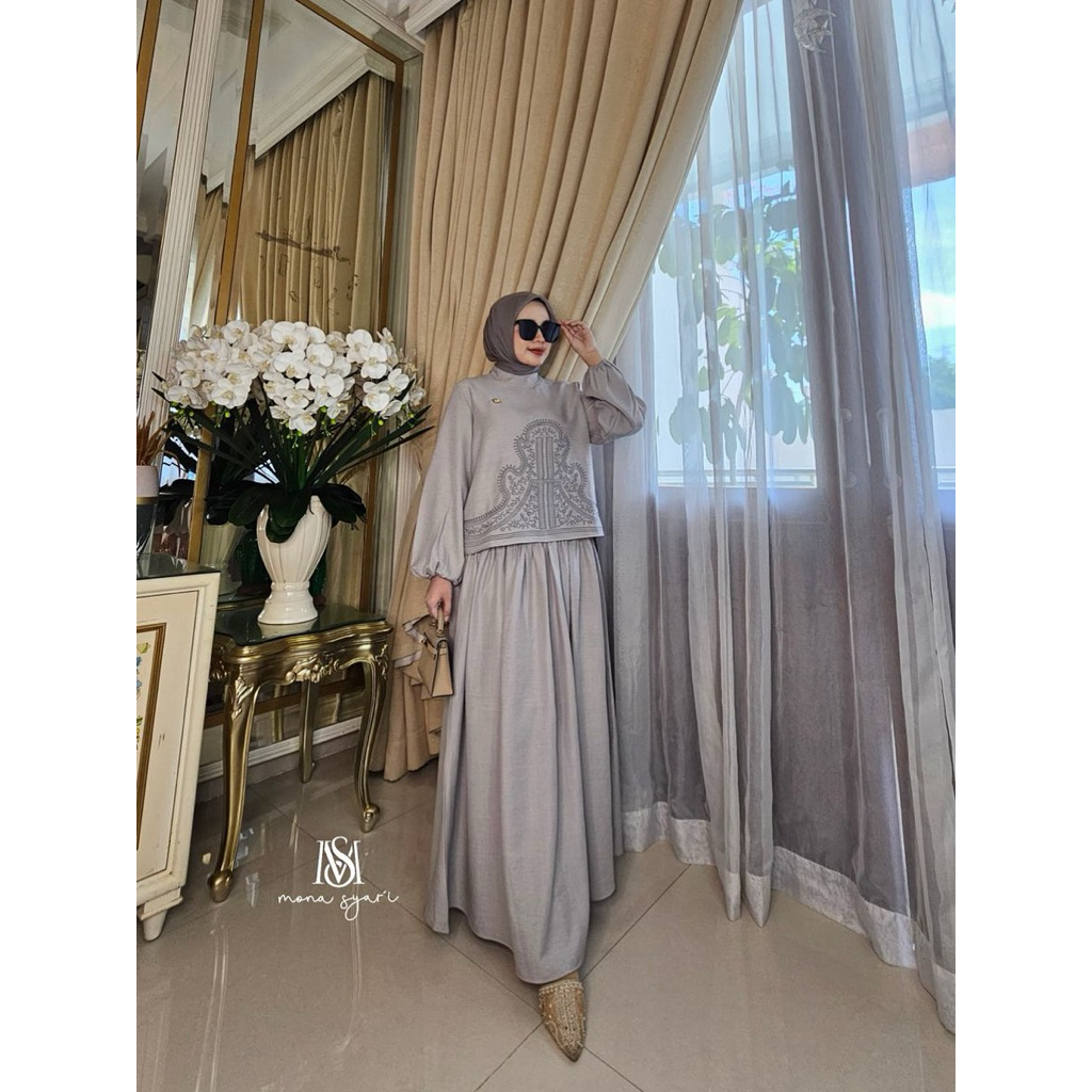 set rok cantik ori by mona syari