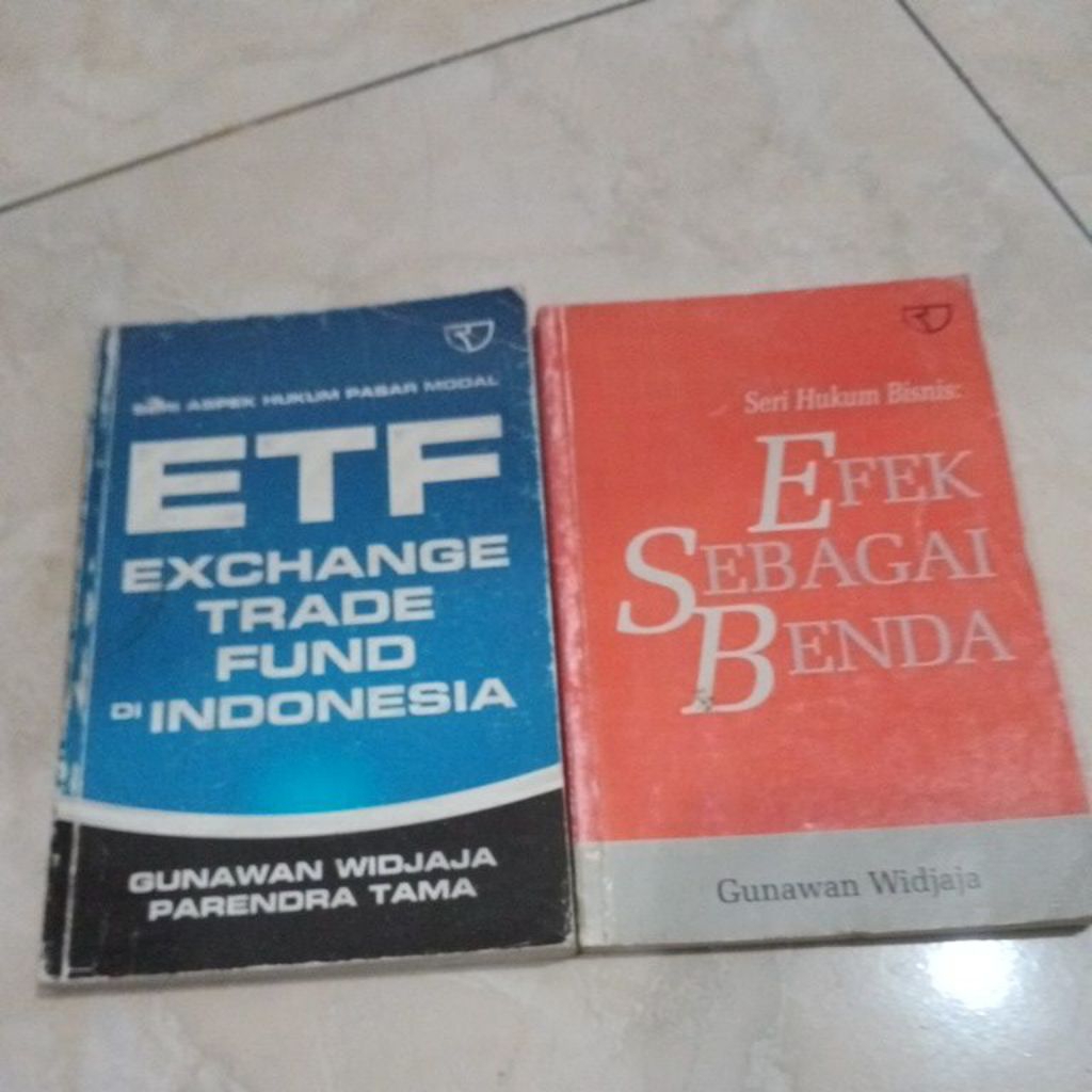 ciri hukum bisnis. efek sebagai benda. dan ETF.Exchange Trade Fund  di Indonesia  . Gunawan Wijaya