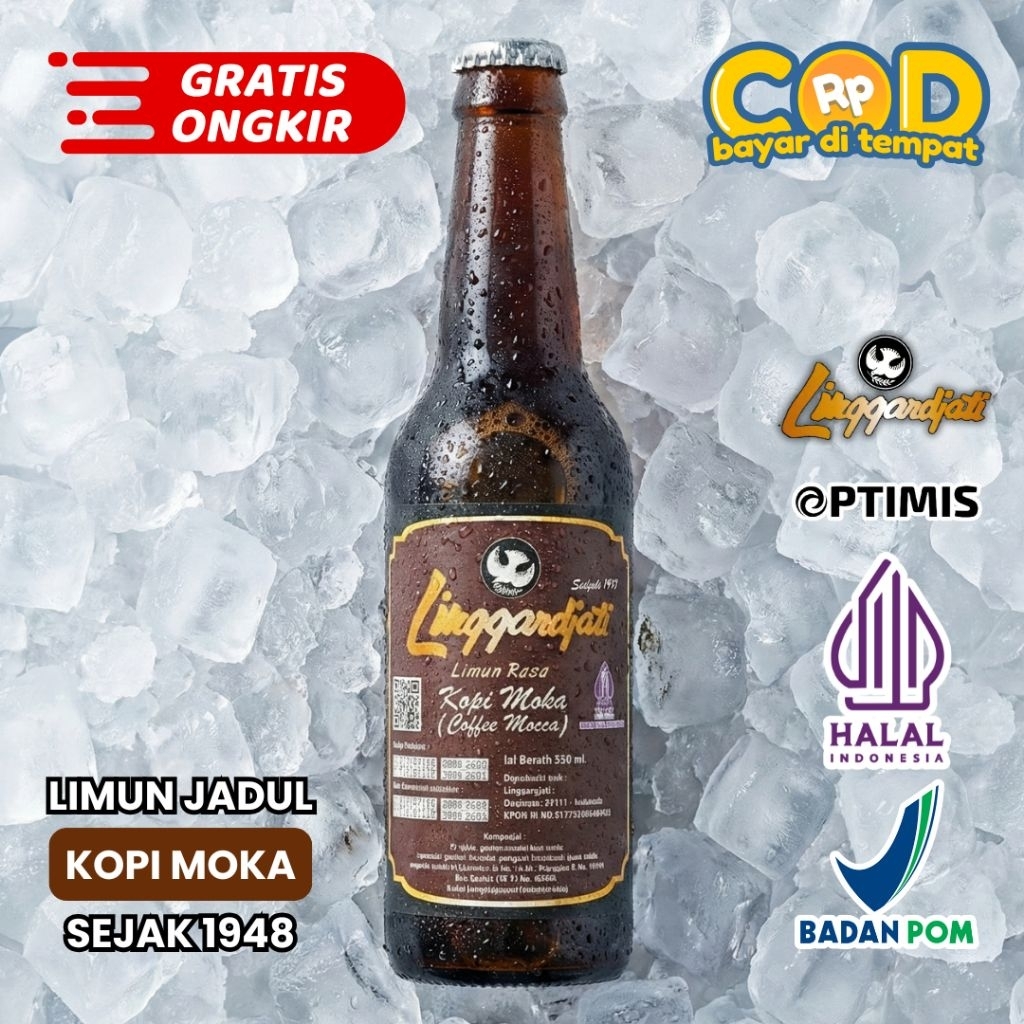 Limun Soda Linggarjati Kopi Moka 330ml | Linggardjati Halal Coffee Moca Termurah