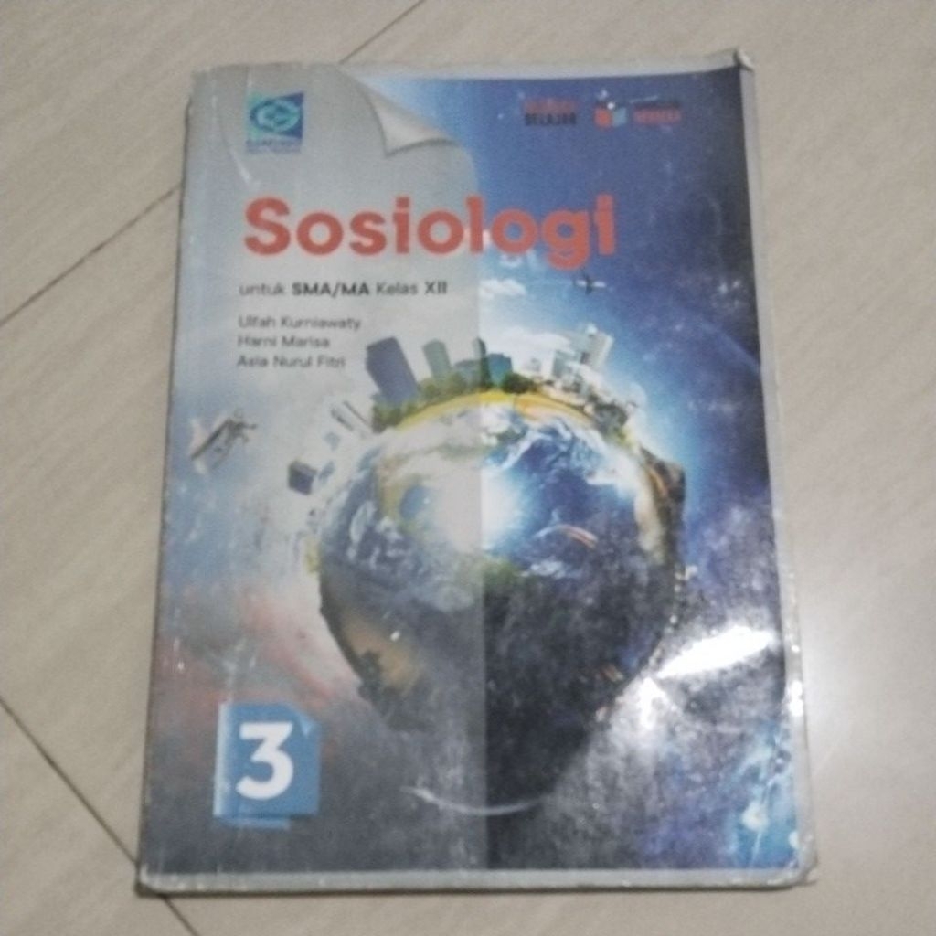 BUKU ORI BUKU SOSIOLOGI SMA KELAS XII/3/12 PENERBIT GRAFINDO KURIKULUM MERDEKA