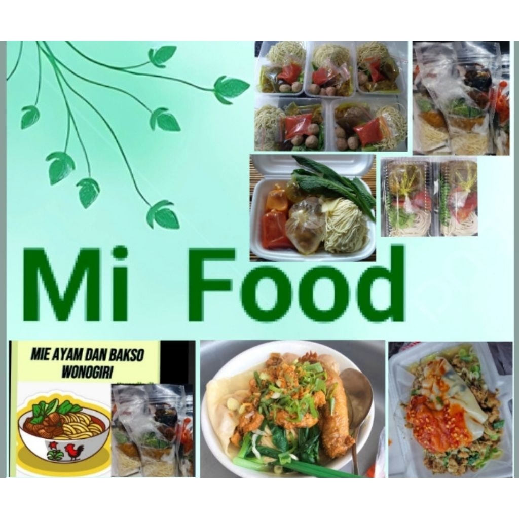 Mie ayam wonogiri Mie mentah kemasan mika