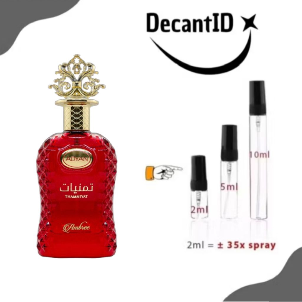 Decant Parfum Adyan Thamniyat Ambree 2ml 5ml 10ml