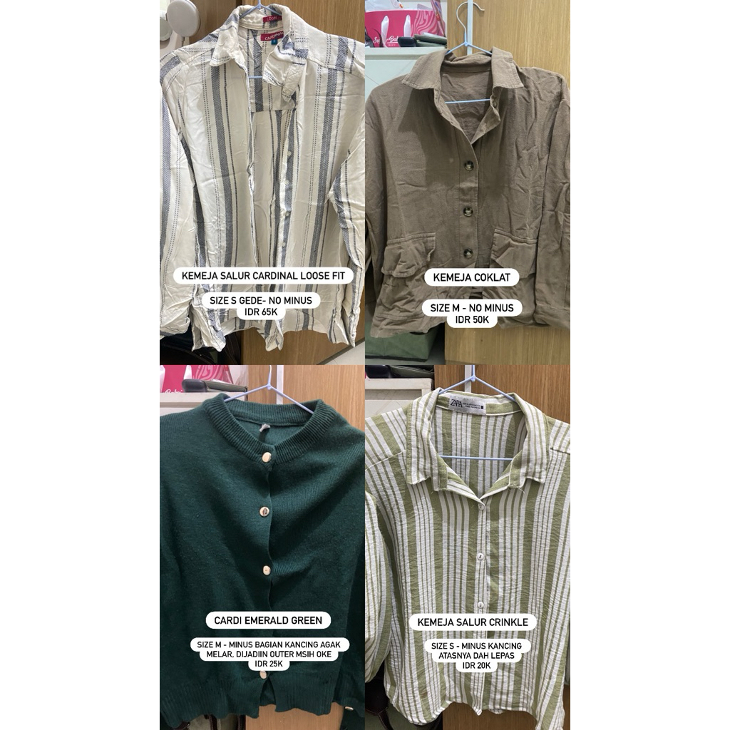 [PRELOVED] Atasan - Kemeja - Outfit Wanita