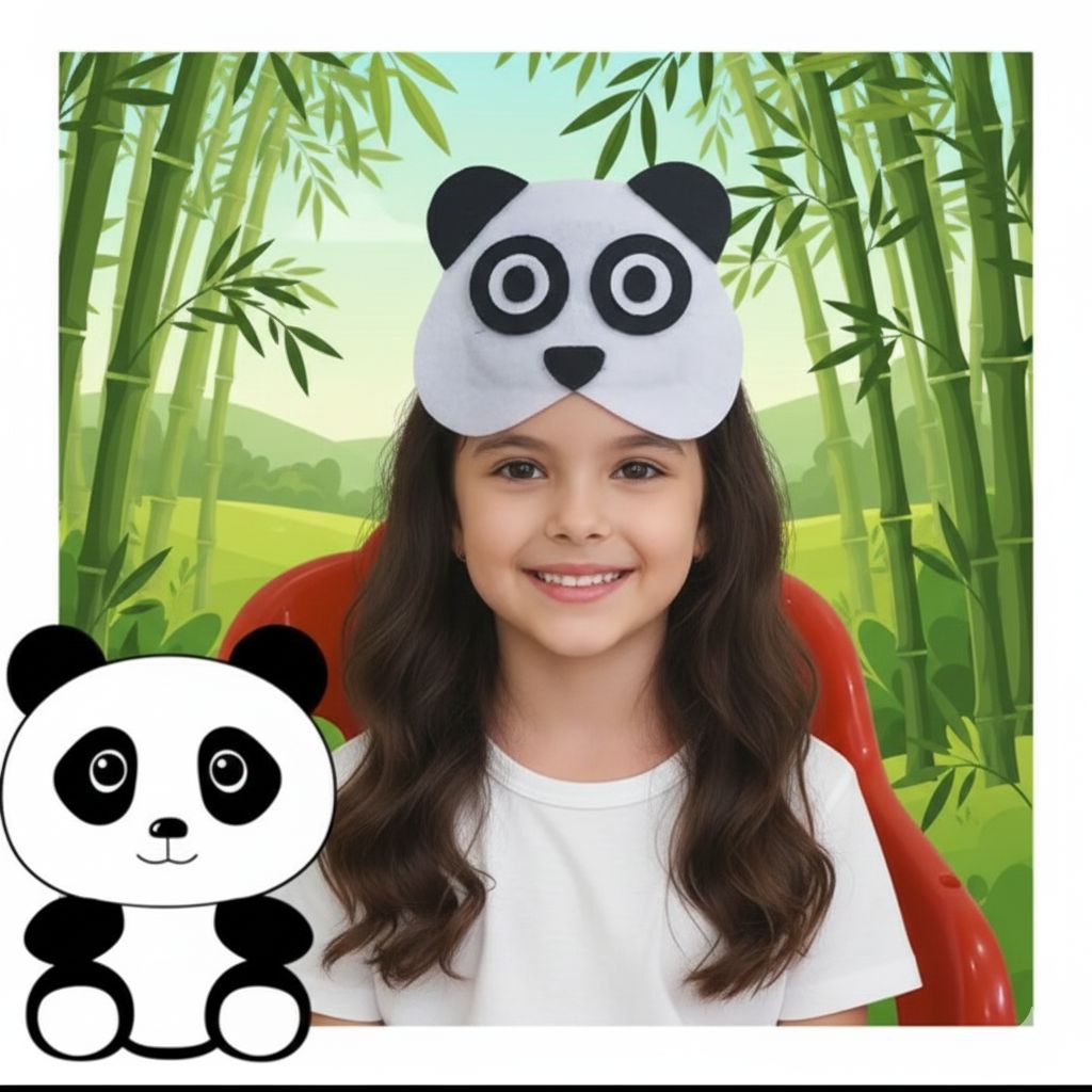 topeng binatang flanel/topeng hewan flanel