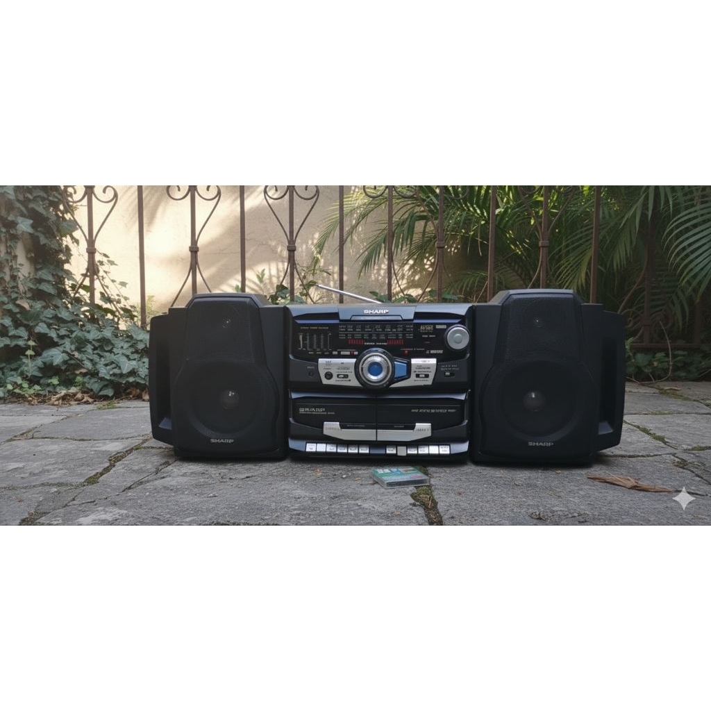 RADIO TAPE KASET SHARP SIMBADA SECOND