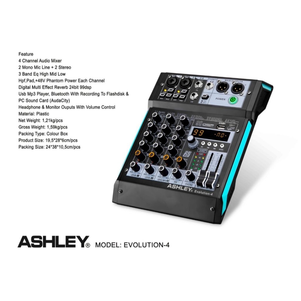 MIXER ASHLEY EVOLUTION 4 ORIGINAL