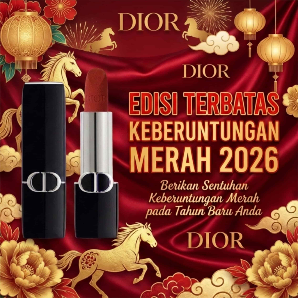 Dior Rouge Lipstick Mini Size 1.5g Asli | Lipstik Dior Matte Transferproof | Sample Praktis Travel F