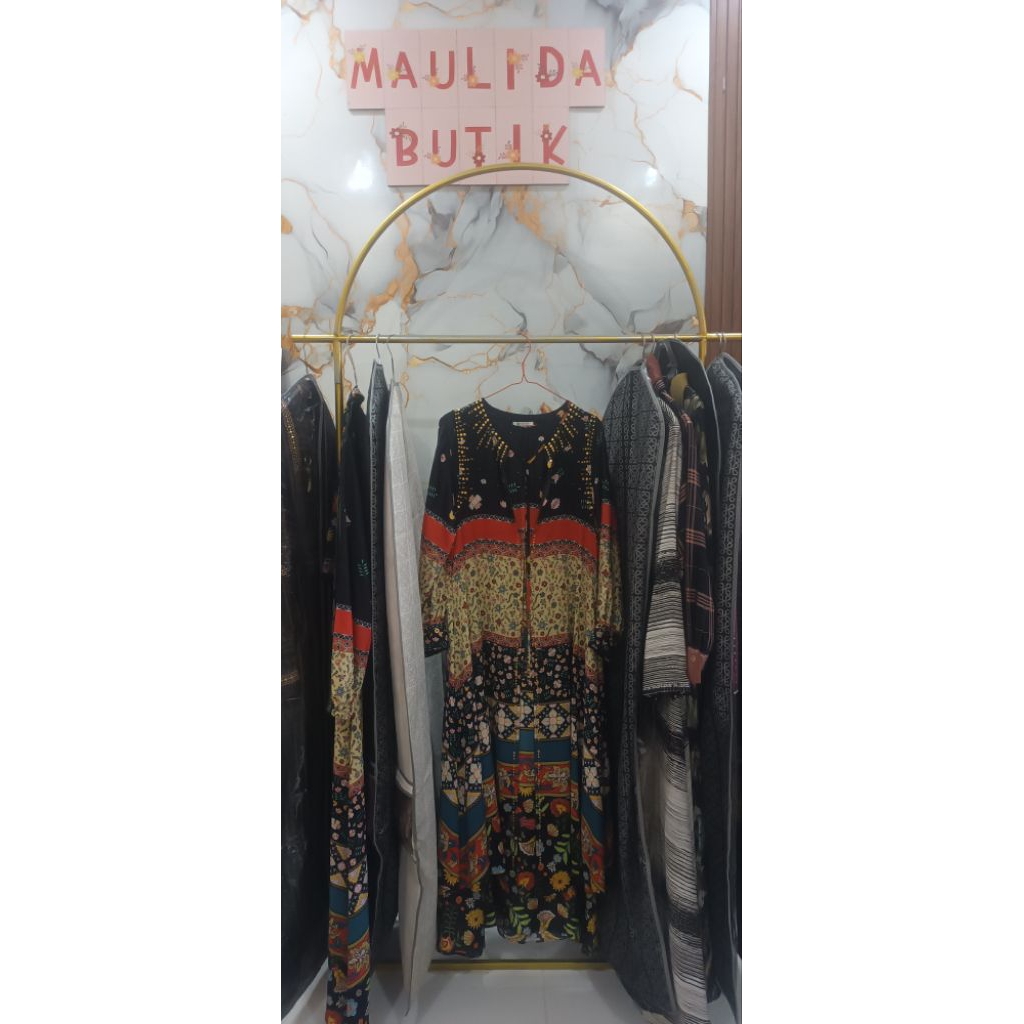 hikmat preloved bunga rompi 2in1 ori