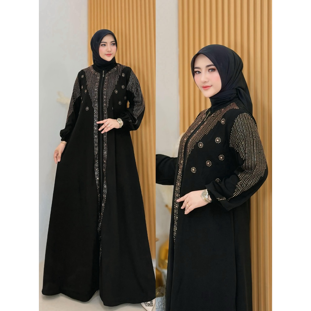 Gamis Abaya Arafah / COD / Gamis mewah payet swaroski