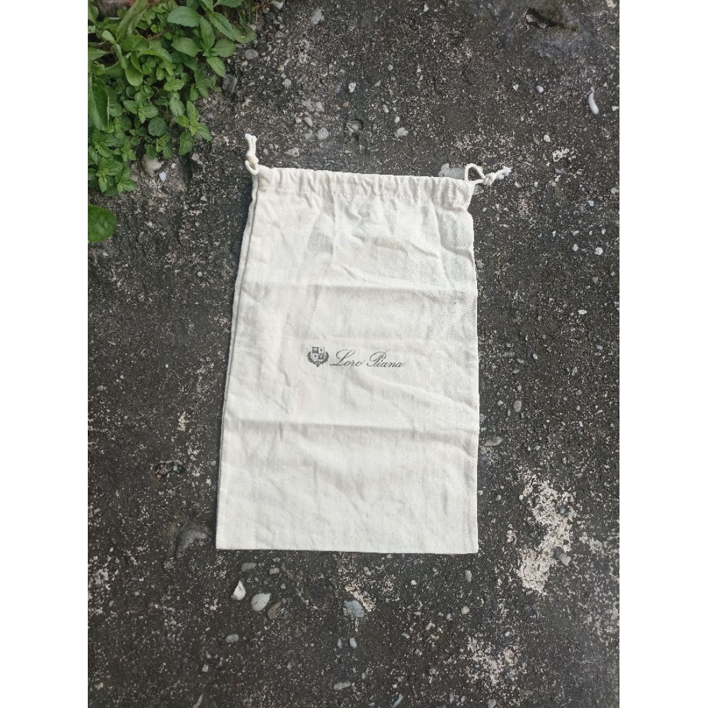 Loro Piana Dust Bag Authentic / saung dompet tas original