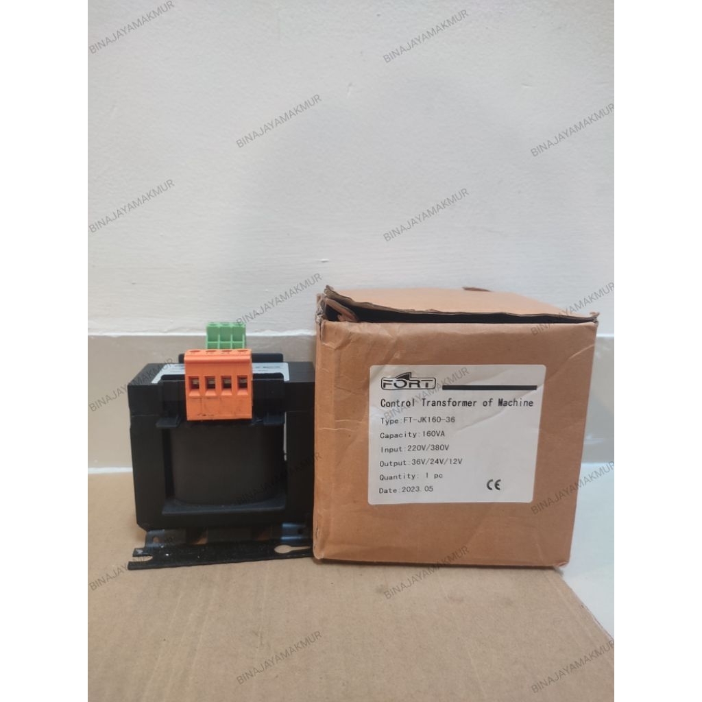 Trafo Step Down 160VA / 36V/24V/12V  FT-JK160-36 FORT