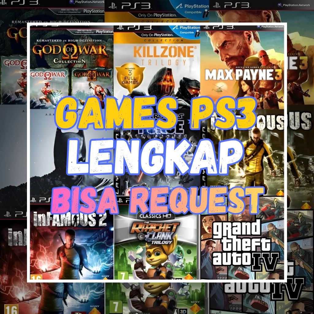 Berbagai Game PS3 Lengkap HEN / CFW - Bisa Main diPS3 &Laptop