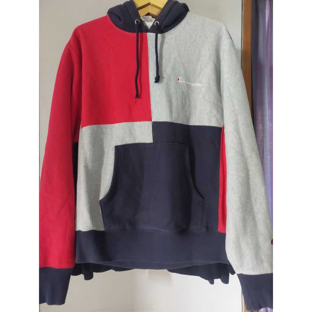 CHAMPION Hoodie Vintage Colorblock Reverse Weave