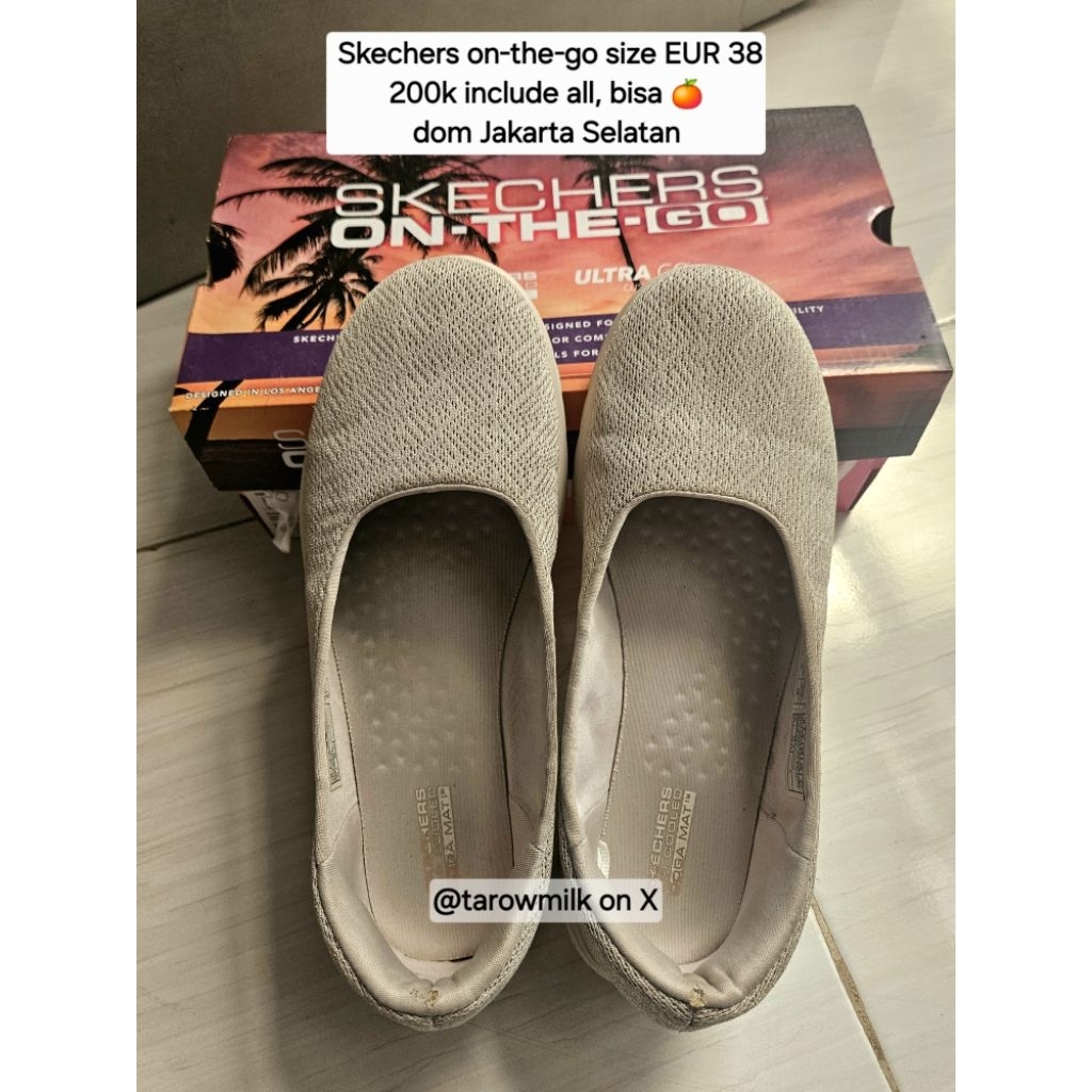 PRELOVED Skechers On-the-go beige