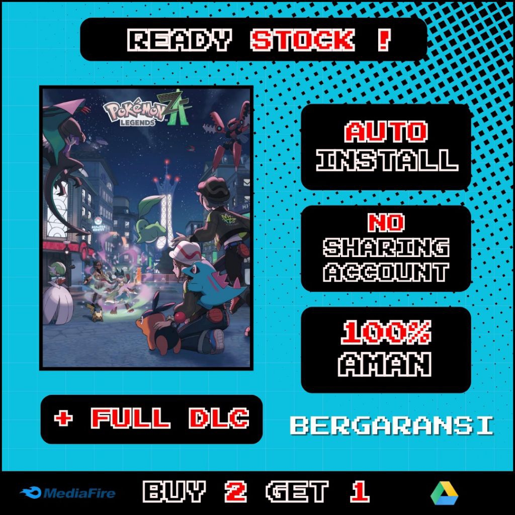 Digital Setup + Emulator Pokemon Legends Z-A Full Update DLC PC