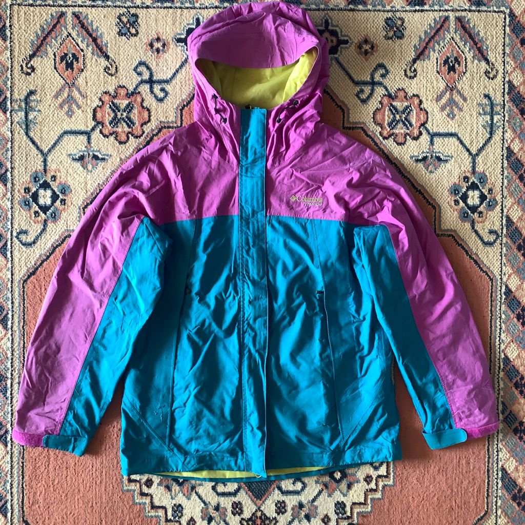 Preloved Jacket Columbia Color Block
