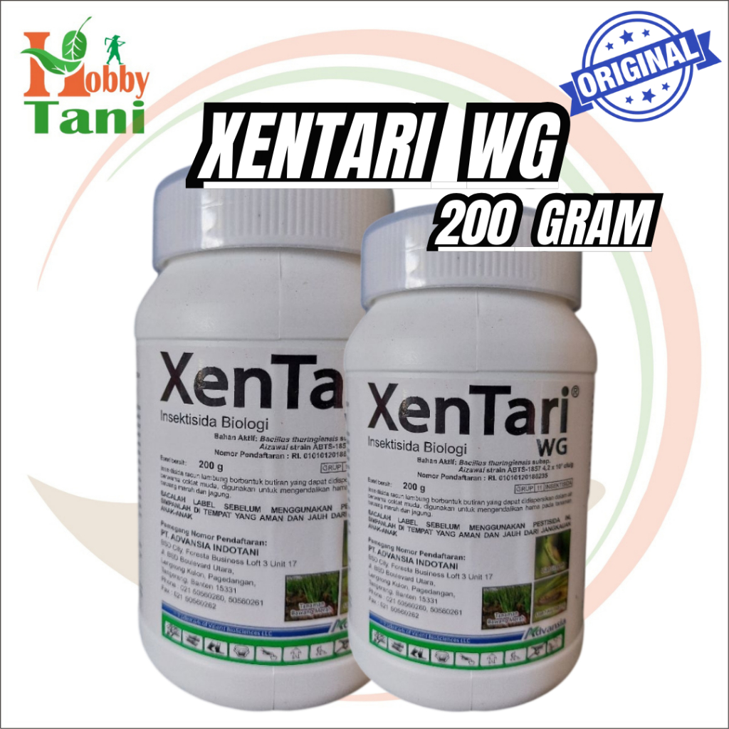 XENTARI 200gram Insektisida Pembasmi Ulat Bawang Merah JAMINAN ORIGINAL