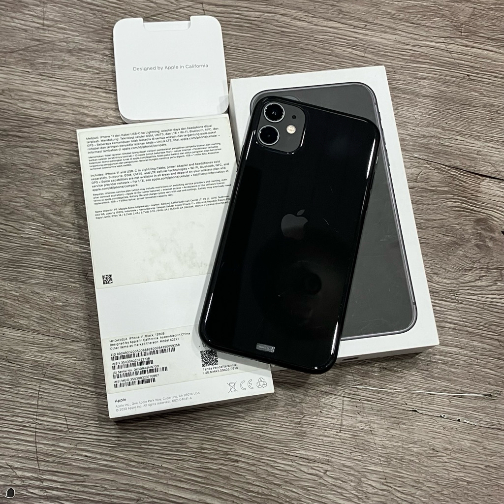 iPhone 11 128GB iBox Black Resmi
