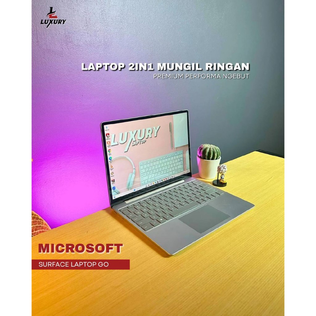 LAPTOP MICROSOFT SURFACE GO SLIM CORE I5 RAM 4GB LPDDR4 3733MHZ SSD 256 GB TOUCHSCREEN SECOND