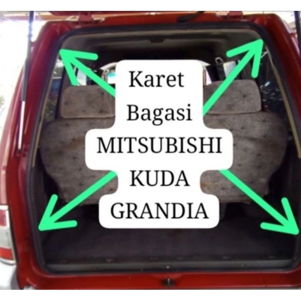 karet pintu bagasi mitsubishi kuda