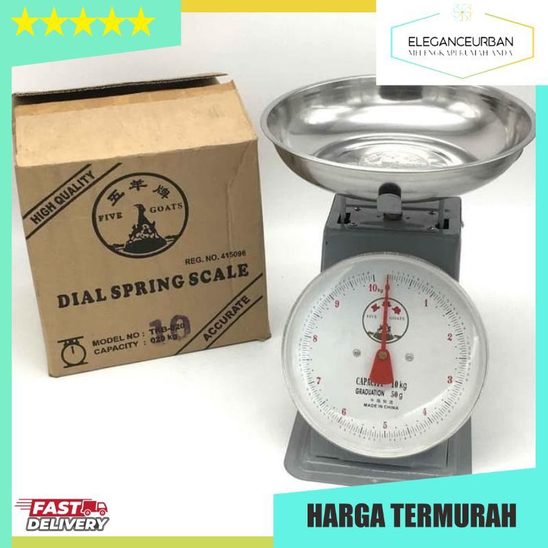 Timbangan Tangkring Buah Daging Kambing Five Goat 5kg 10kg 15kg 20kg / Mountain 20kg