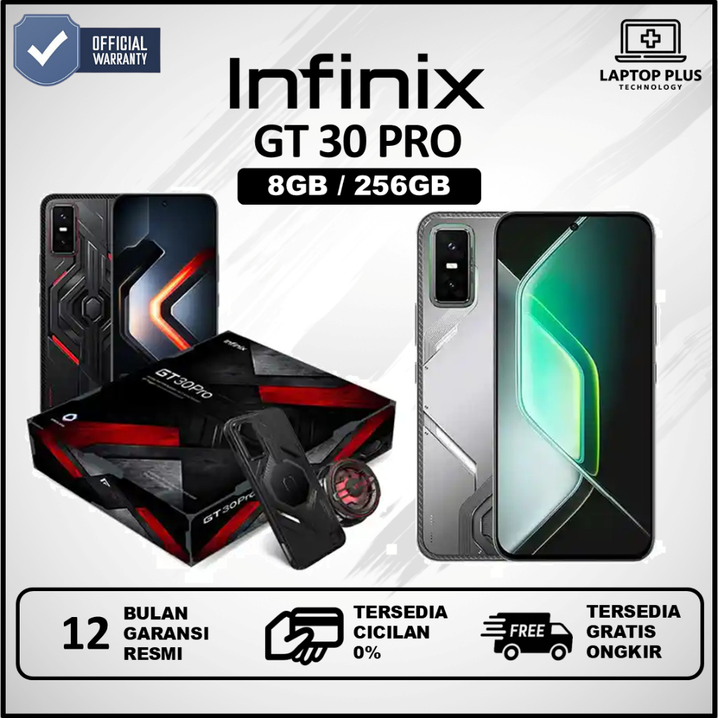 Infinix GT 30 Pro 5G 8/256GB Garansi Resmi Infinix Indonesia Original - Smartphone Gaming 5G Murah