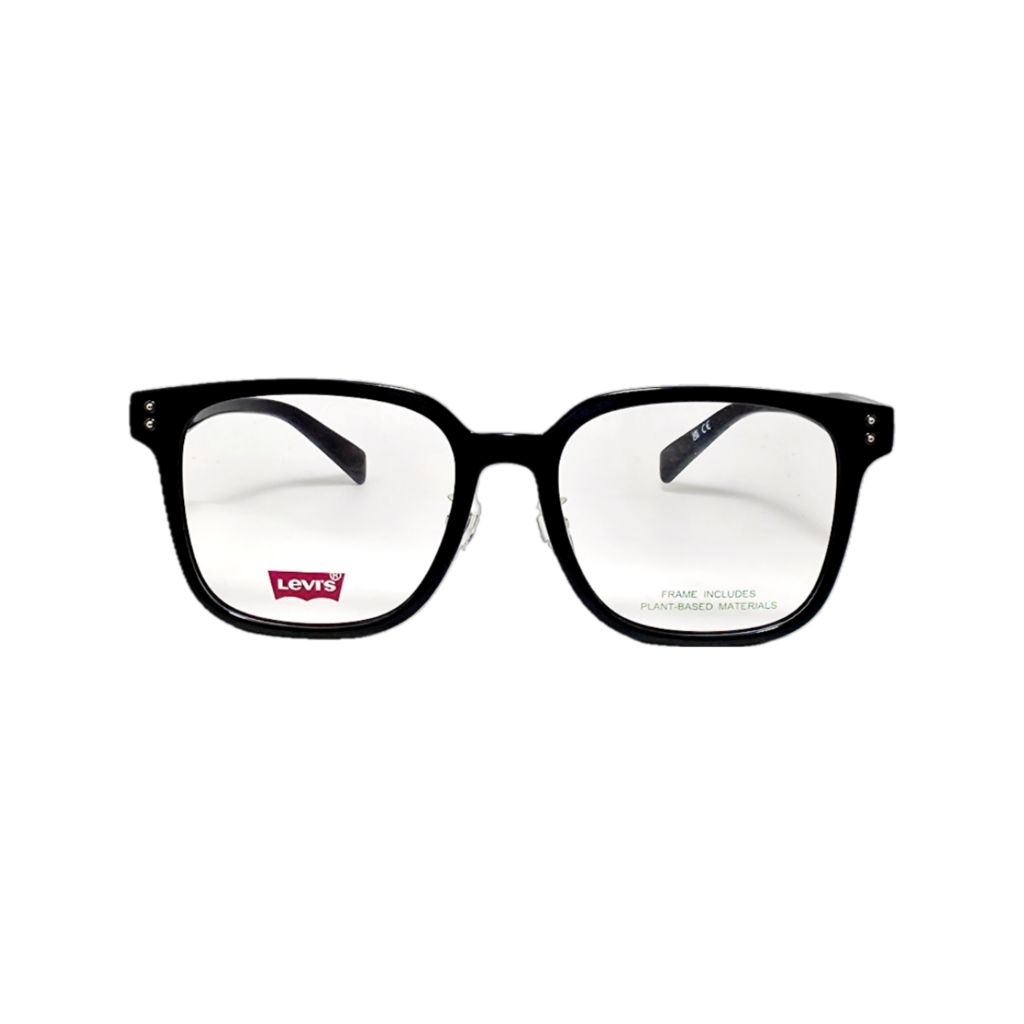 Frame Kacamata Levis LV7192F 807 54-18-148 Original shiny black Nosepads