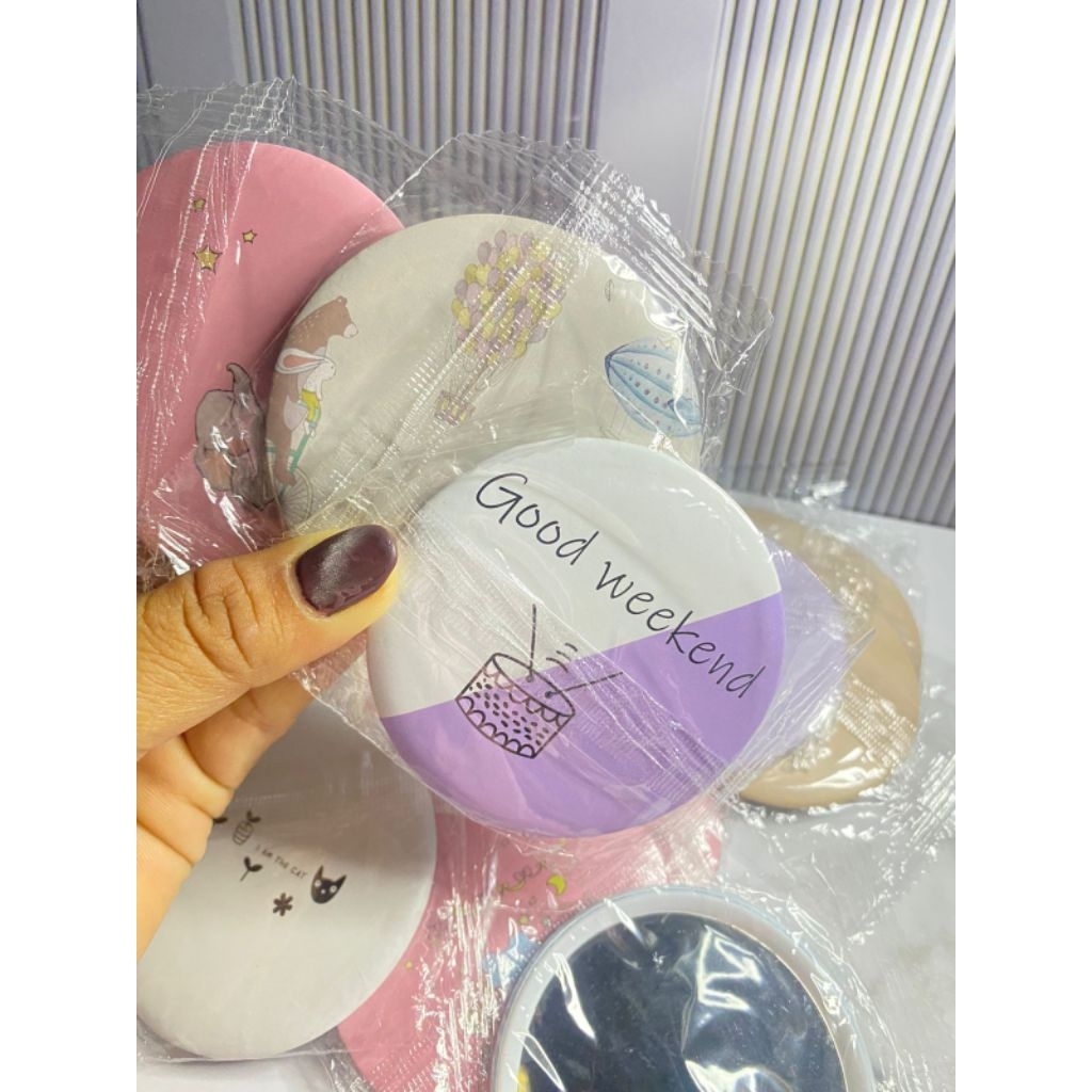 NudeSkin.id - Cermin Bulat | Cermin Bulat Mini | Cermin Bulat mini Traveling| Cermin Bulat 6,5cm | C