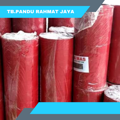 Karpet Talang Air Merah 55cm Per 1 Meter Karpet Talang Merah Meteran Atap Genteng