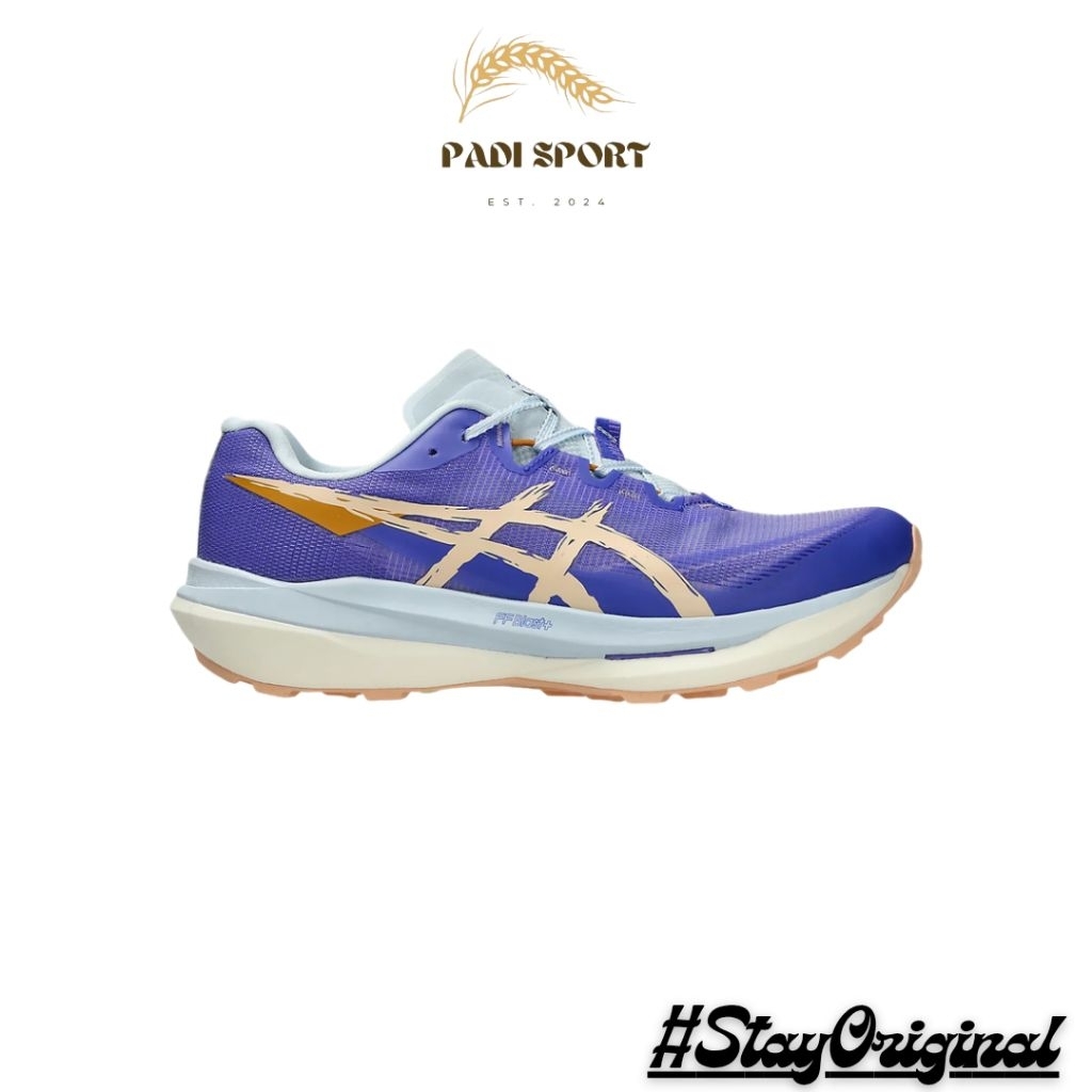 ASICS FUJISPEED 4 MENS STANDARD COBALT BURST/APRICOT CRUSH [SKU 1013A179.400] - SEPATU LARI TRAIL RU