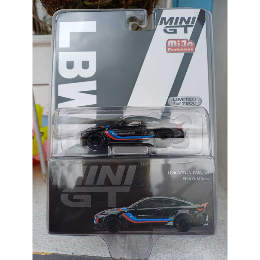 MINI GT 306 LB WORKS BMW M4 Black With M Stripe