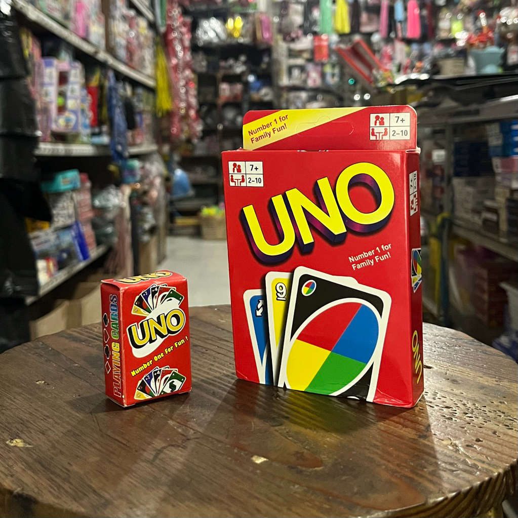 Kartu Uno Mini - Mainan Kartu Uno Merah & Uno Flip