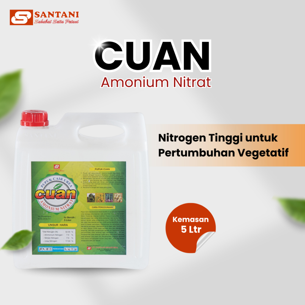 CUAN | Pupuk Cair Nitrogen & Urea – Daun Lebih Hijau, Panen Lebih Melimpah