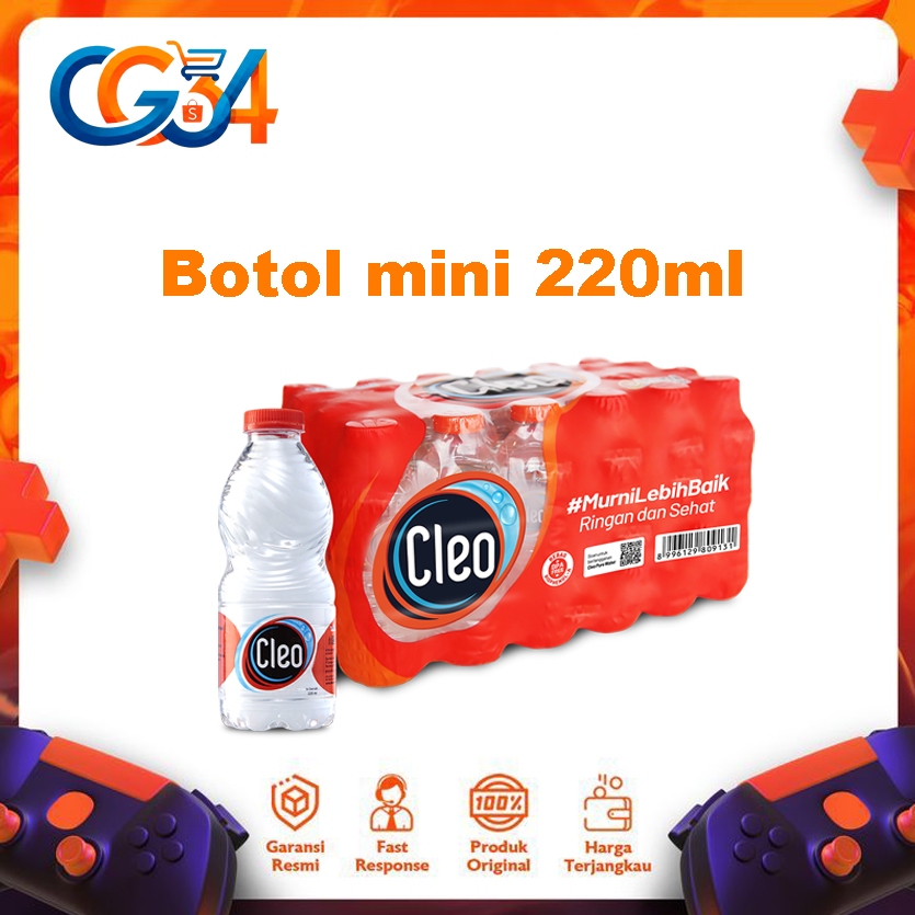 Cleo Mini 220ml | Air Mineral Botol Kecil | Siap Minum