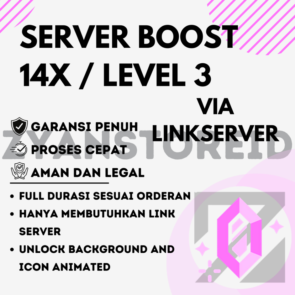 Server Boost Level 3 | Full Garansi