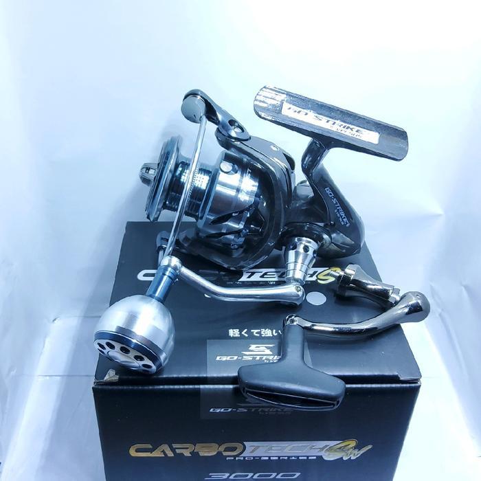 Reel GOSTRIKE VERSUS CARBOTECH SW 2000 SILVER Power Handle