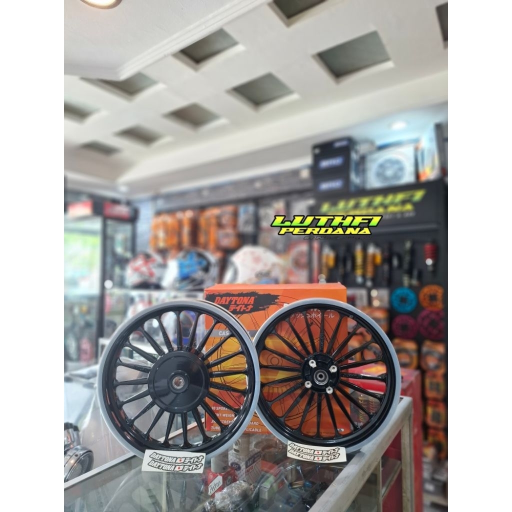 VELG DAYTONA DASHWHEEL PALANG 20 MIO SPORTY BLACK