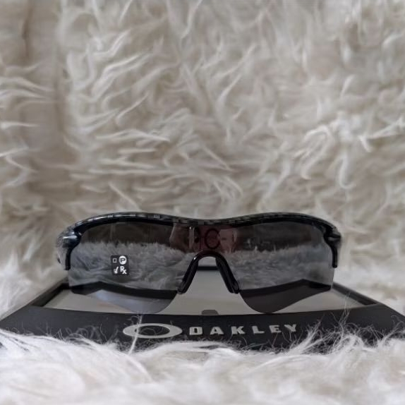 Kacamata Original Oakley Radarlock Path Carbon Fiber w/ Prizm Black 009206 44