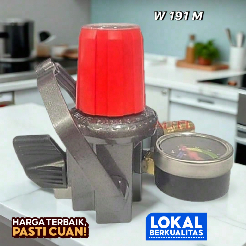 Winngas W 191 M – Regulator High Pressure/ tekanan tinggi dengan pengunci ganda