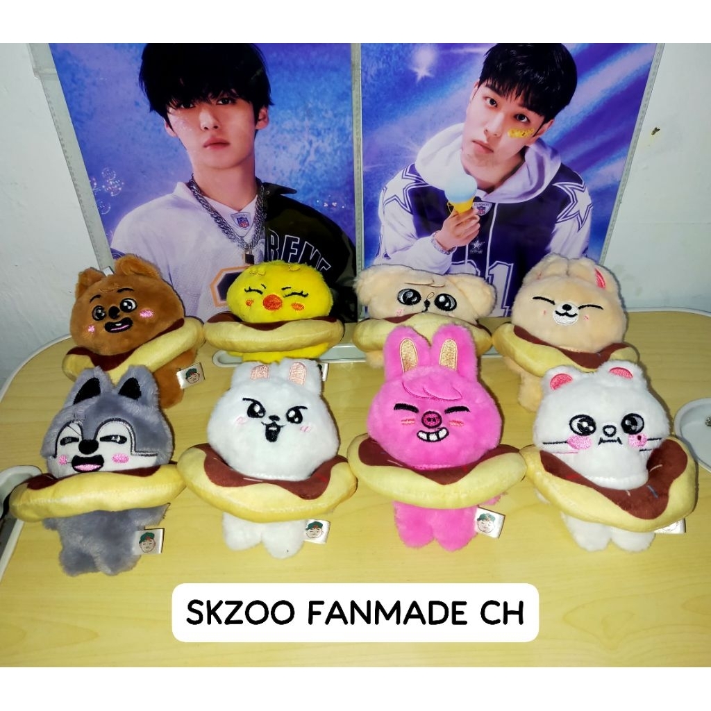 READY Preloved Skzoo Donat Plush Keychain Fanmade