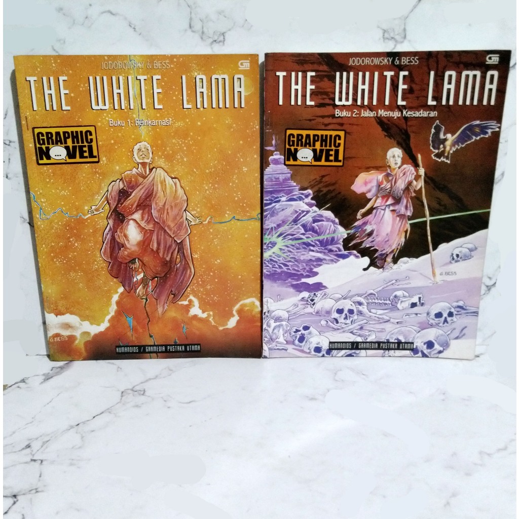 Graphic Novel The White Lama 1-2 TAMAT 2007 Bahasa Indonesia Preloved